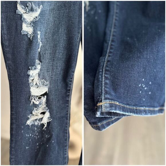 Judy Blue 20W Distressed Boyfriend Fit Jeans - Picture 3 of 5